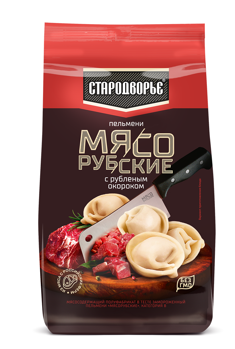 Пельмени Мясорубские с рубленым окороком 700 г