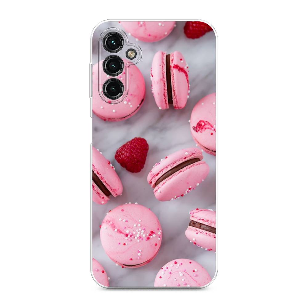 

Чехол Awog на Samsung Galaxy A14 4G "Макарони с малиной", Серый;розовый, 2107950-10
