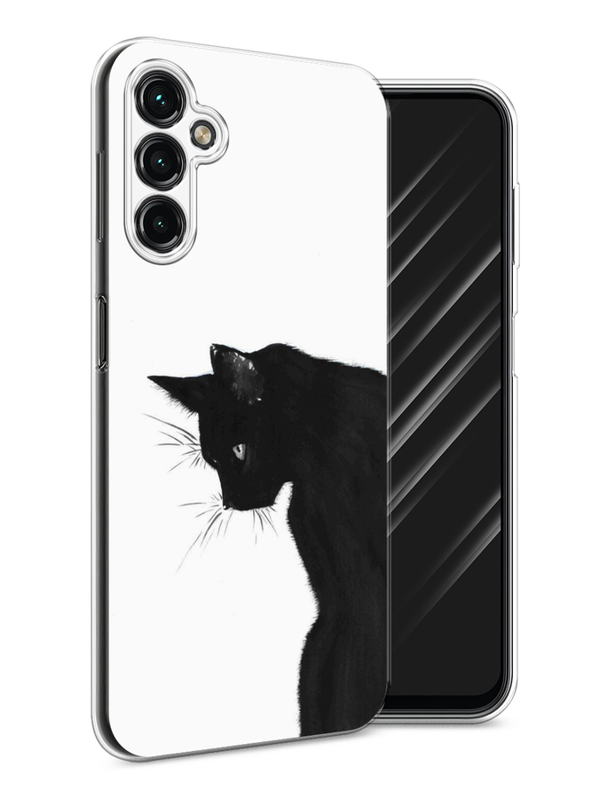 

Чехол Awog на Samsung Galaxy A14 4G "Black cat", Черный;белый, 2107950-1
