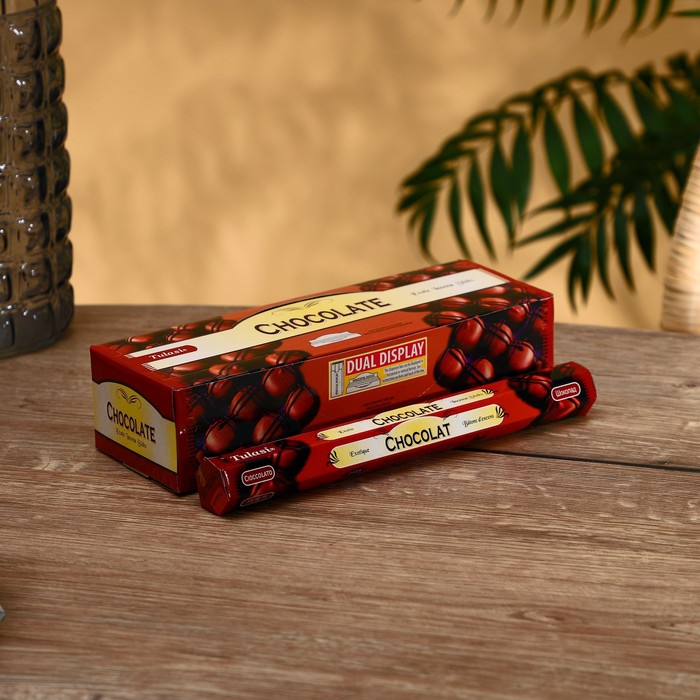 

Благовония "Tulasi" 20 аромапалочек Chocolate, Indian style