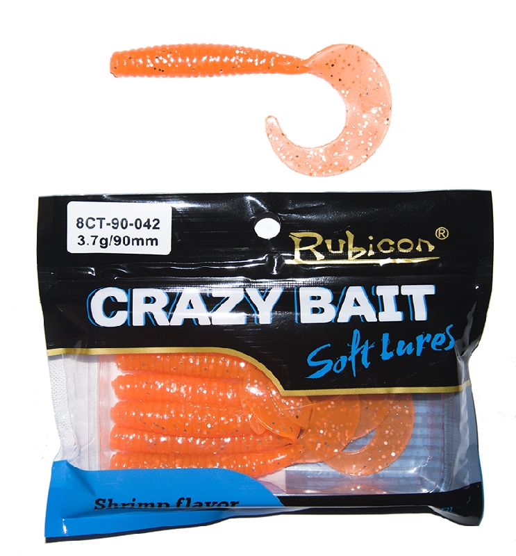 

Силиконовая приманка Rubicon Crazy Bait 90 мм, 042, 6 шт., Crazy Bait