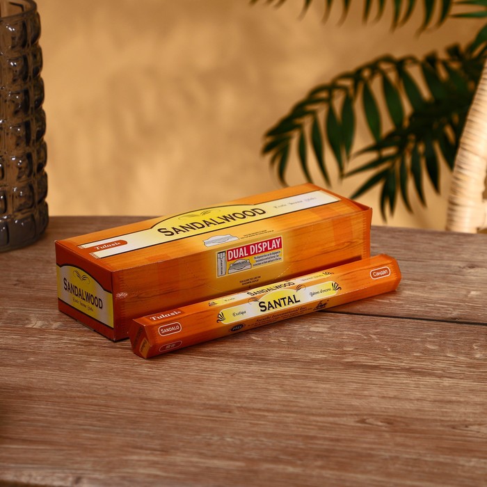 

Благовония "Tulasi" 20 аромапалочек Sandalwood, Indian style
