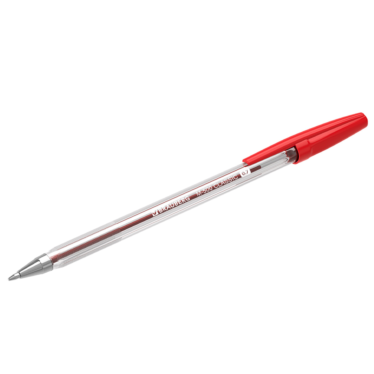 

Ручка шариковая BRAUBERG M-500 CLASSIC красная 50 шт
