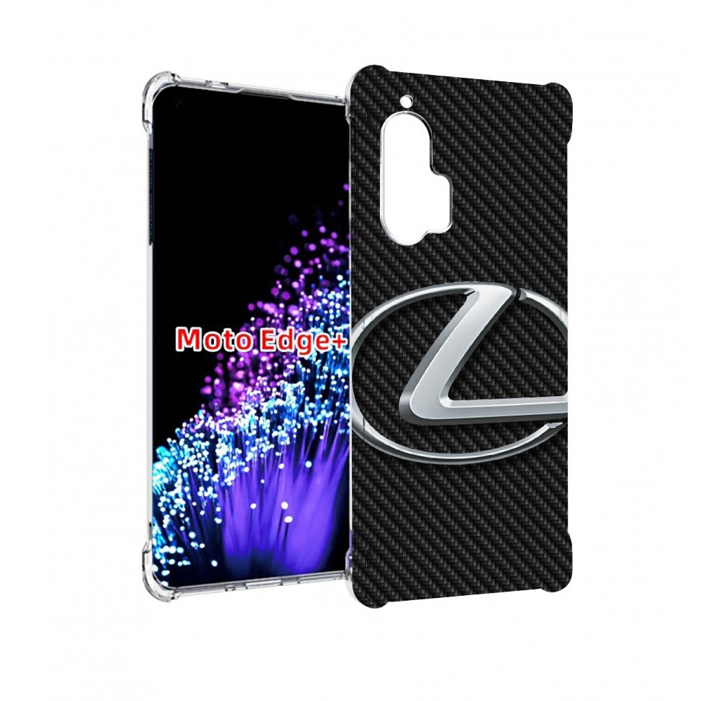 

Чехол MyPads lexus лексус 3 для Motorola Edge+ Plus, Прозрачный, Tocco