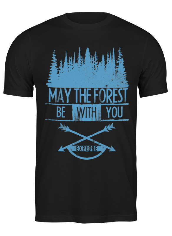 

Футболка мужская Printio Forest 2988144 черная M, Черный, Forest 2988144