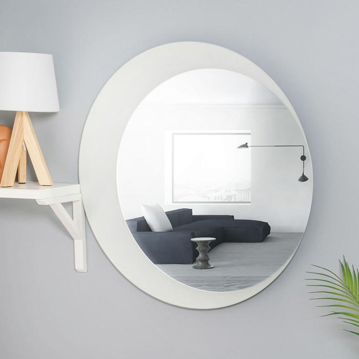 фото Зеркало, настенное, "луна" ,d=70 см nobrand