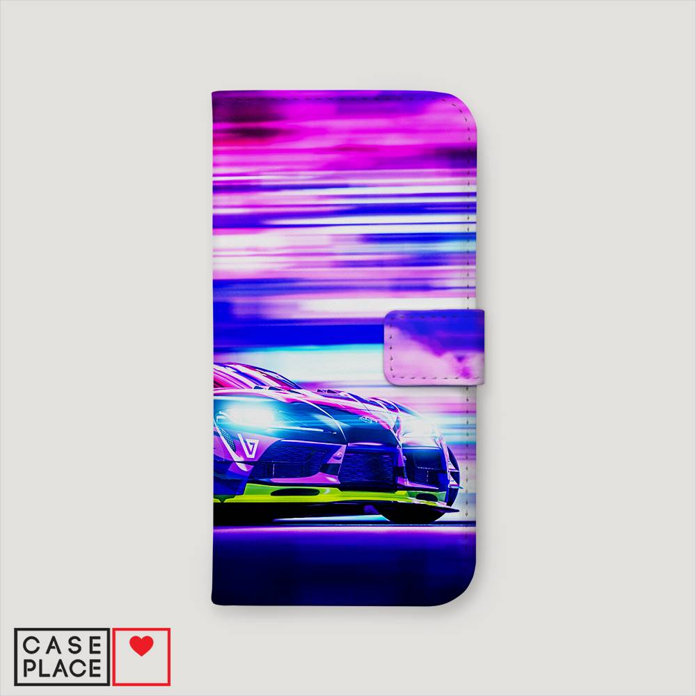 

Чехол Awog на Samsung Galaxy S6 "JDM neon race", Фиолетовый;розовый, 24385-1