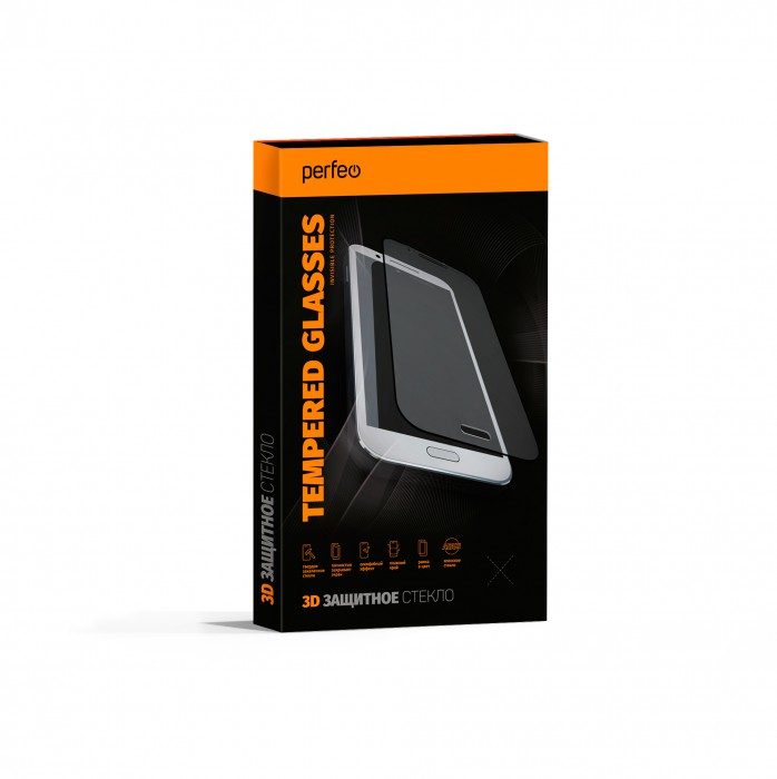 

Perfeo защитное стекло Samsung S10+ черный 3D HQ PF_B4142