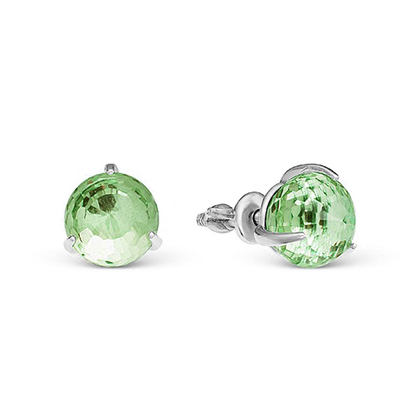 

Серьги из серебра ЯХОНТ Золотой 2699796, кристалл ювелирный, 2699796