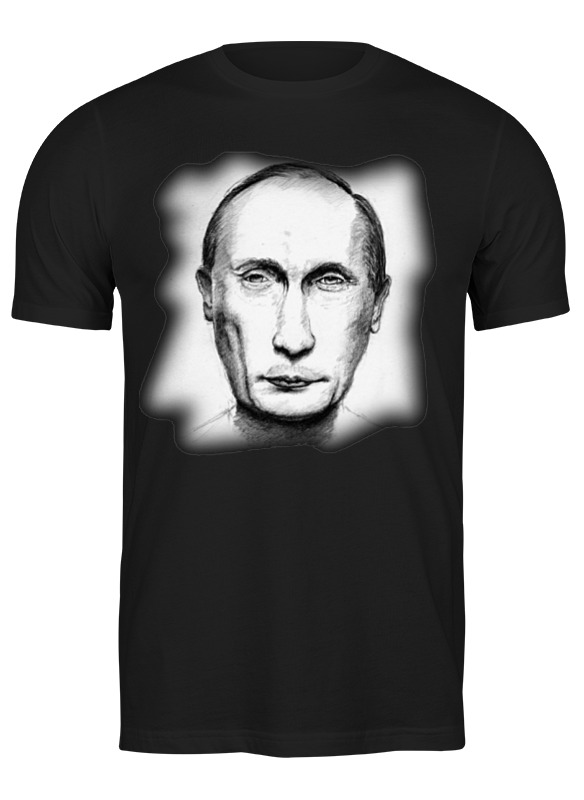 

Футболка мужская Putin 0779633 Printio черная S, Putin 0779633