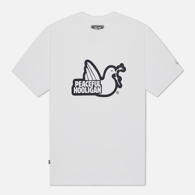 

Футболка мужская Peaceful Hooligan A20PHTEE608-WHT белая 3XL, A20PHTEE608-WHT