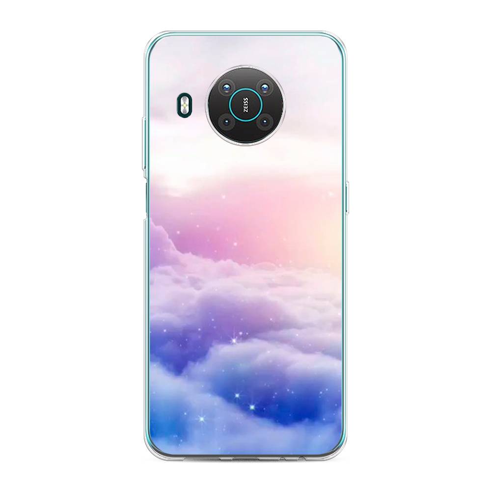 

Чехол на Nokia X20 "Небеса", Голубой;белый;розовый, 124750-2