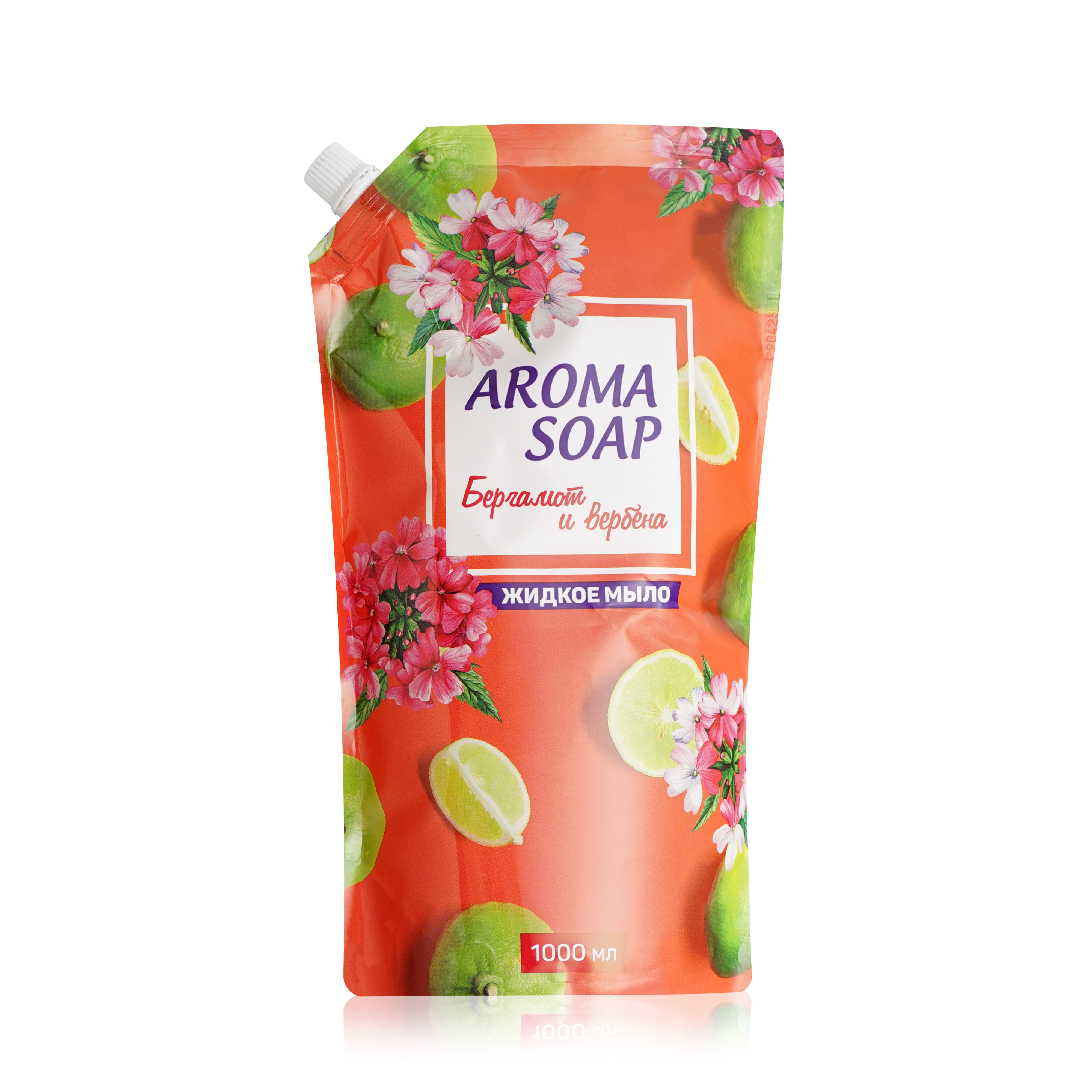 Жидкое мыло Aroma Soap  бергамот и вербена  1000мл жидкое мыло aroma soap бергамот и вербена 1000мл