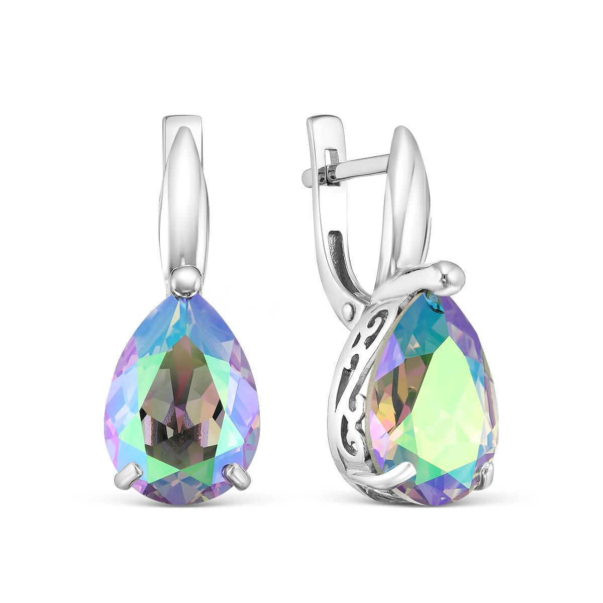 

Серьги из серебра с ювелирными кристаллами ЯХОНТ Золотой Арт. 2699772