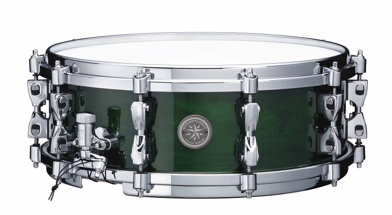 TAMA PFM145-EFM STARPHONIC JAPAN 14x5 Snare Drum малый барабан, материал клен, изумрудный