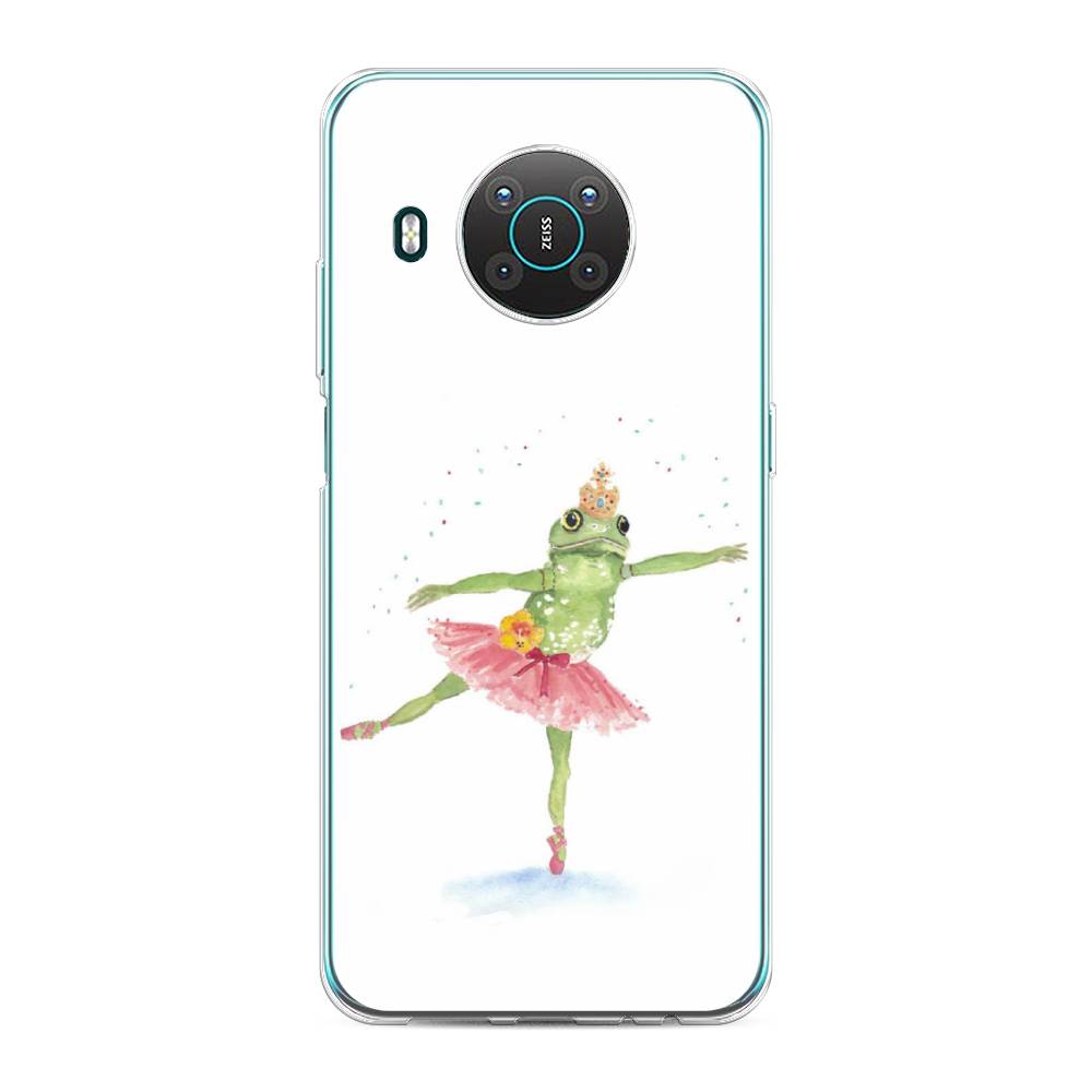 

Чехол на Nokia X20 "Лягушка-балерина", Зеленый, 124750-4