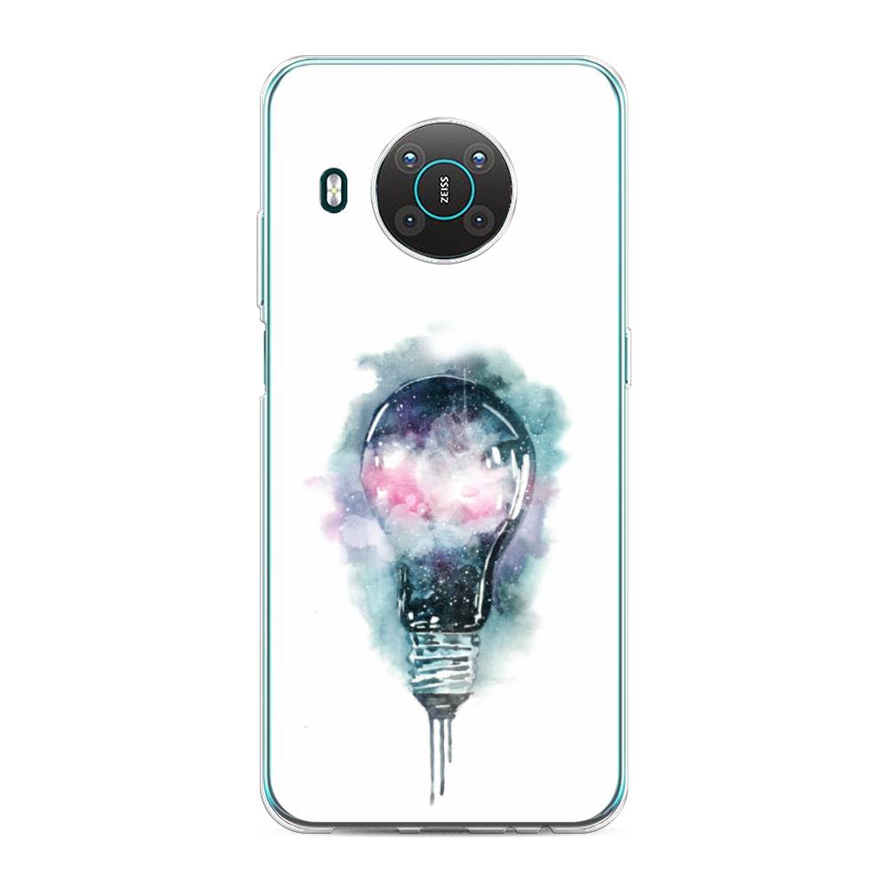 

Чехол на Nokia X20 "Волшебная лампа", Белый;серый, 124750-4