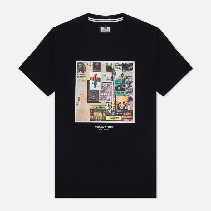 

Футболка мужская Weekend Offender PTAW2202-BLK черная S, PTAW2202-BLK