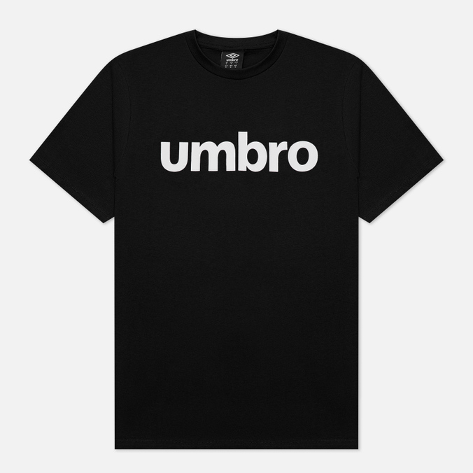 Мужская футболка Umbro FW Linear Logo Graphic чёрный, Размер M