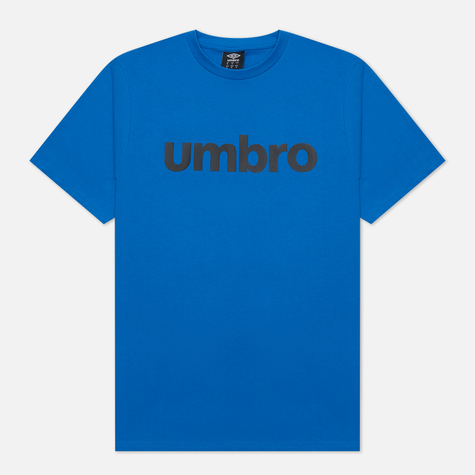 Мужская футболка Umbro FW Linear Logo Graphic синий, Размер S