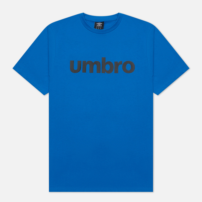 

Мужская футболка Umbro FW Linear Logo Graphic синий, Размер L, FW Linear Logo Graphic