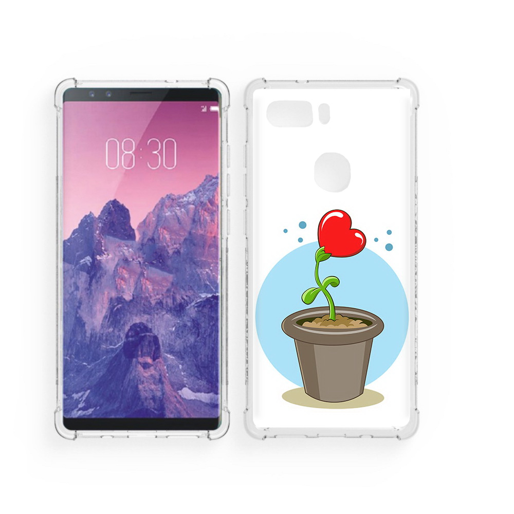 

Чехол MyPads Tocco для ZTE Nubia Z17S Растение любви 14 февраля (PT94929.470.145), Прозрачный, Tocco