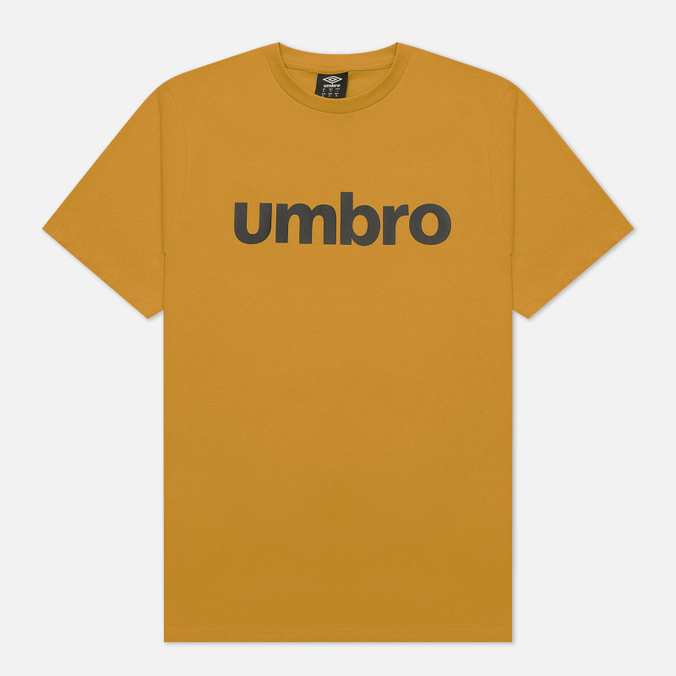 Мужская футболка Umbro FW Linear Logo Graphic жёлтый, Размер M