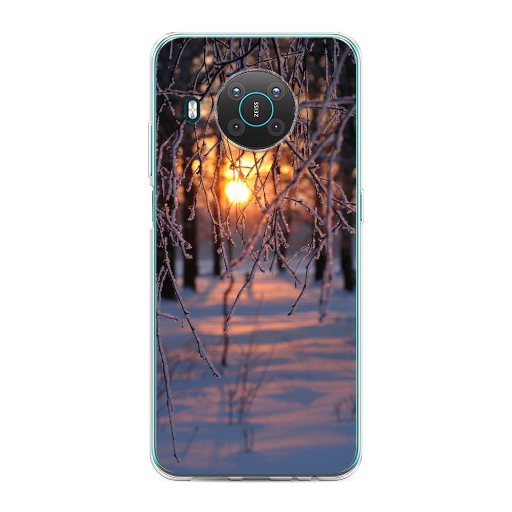 

Чехол на Nokia X20 "Зима 7", Оранжевый;розовый;черный, 124750-2