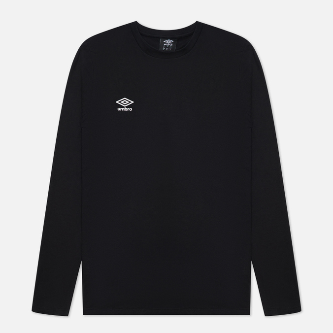 

Мужской лонгслив Umbro FW Small Logo чёрный, Размер XL, Черный, FW Small Logo