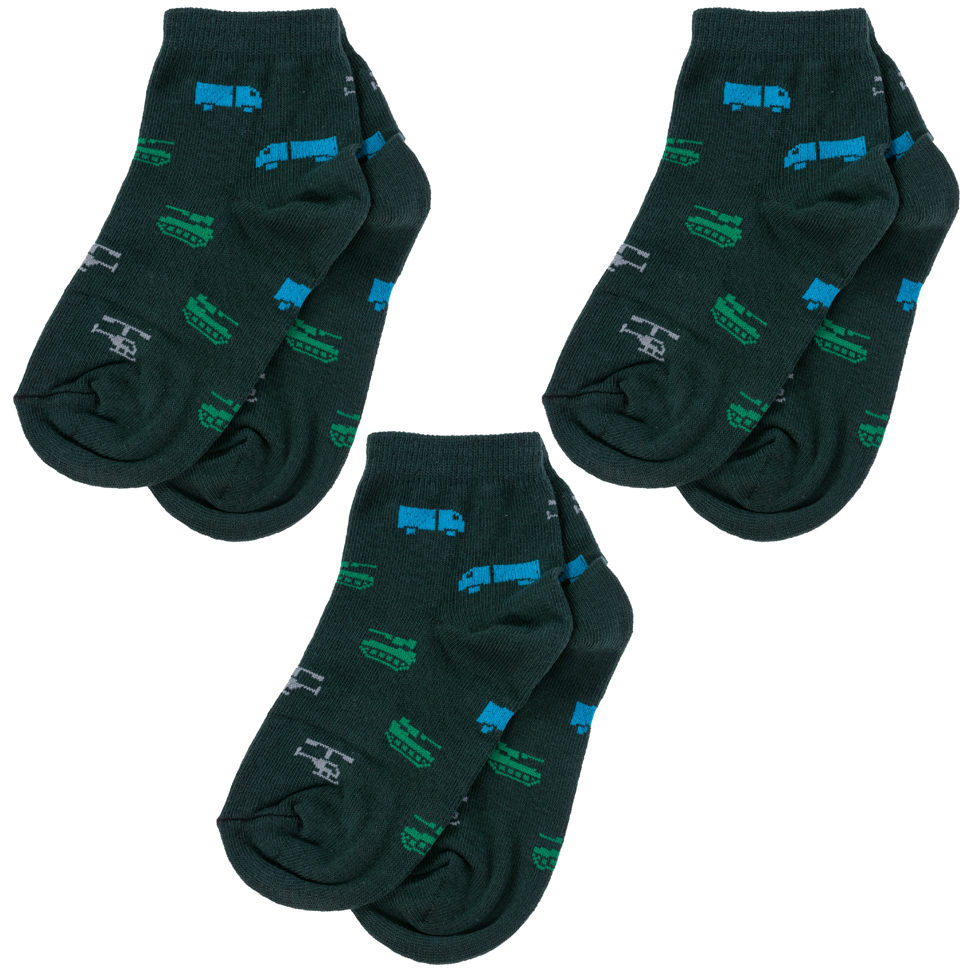 Носки детские Альтаир 3-А56, темно-зеленые, 18 носки детские зеленые с плюшевым следом и рисунком в виде белок