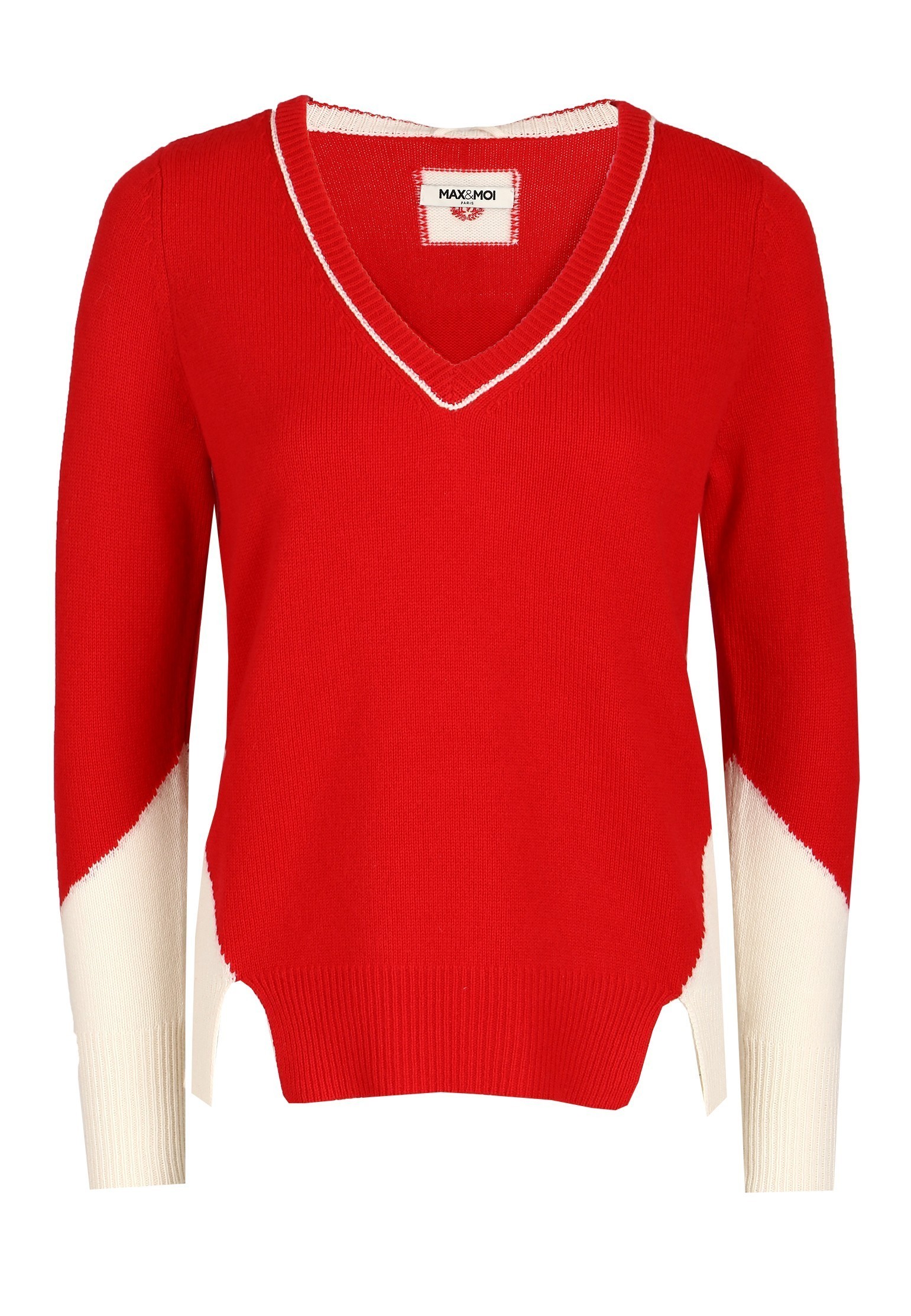 Пуловер женский 134902 красный S MAX & MOI. Цвет: красный