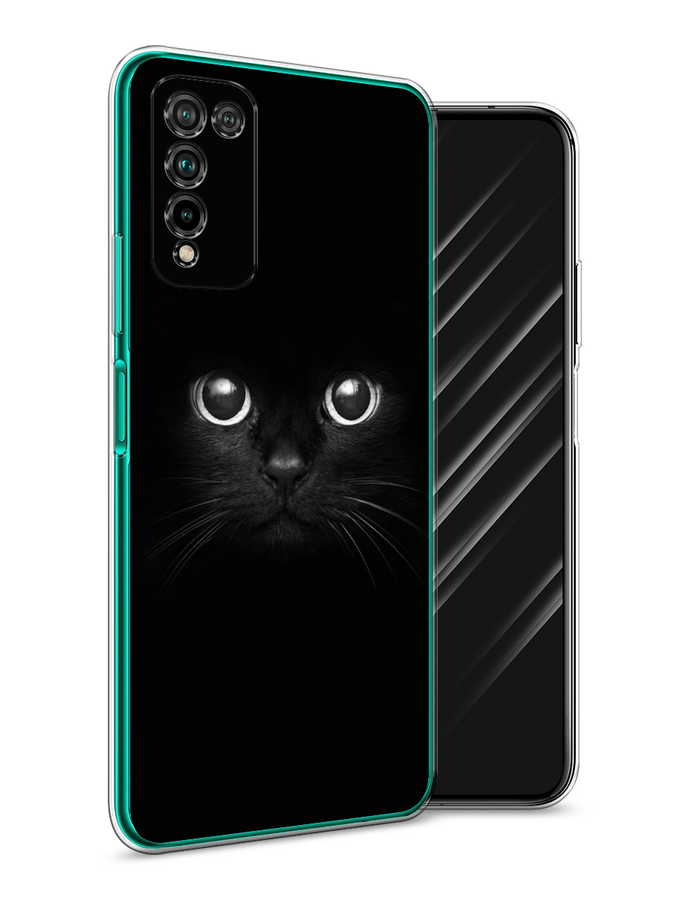 

Чехол Awog на Honor 10X Lite "Взгляд черной кошки", Черный, 6104650-1