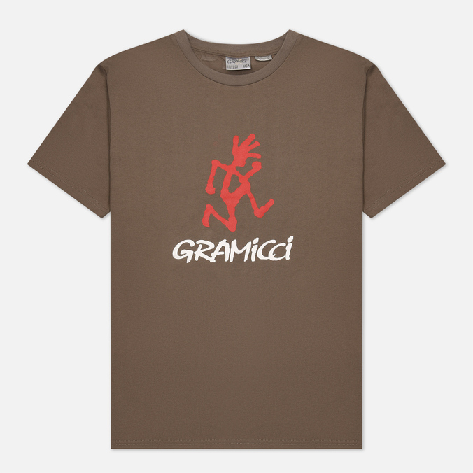 

Мужская футболка Gramicci Logo оливковый, Размер S, Logo