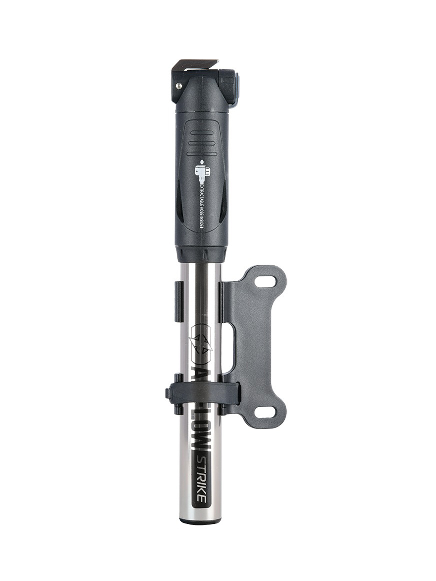 

Велонасос Oxford Airflow Strike Alloy Mini Pump, Серебристый;черный, Airflow Strike