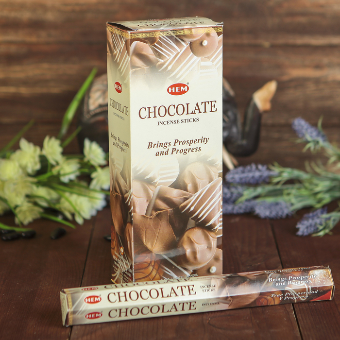 

Благовония "HEM" 20 палочек угольные chocolate