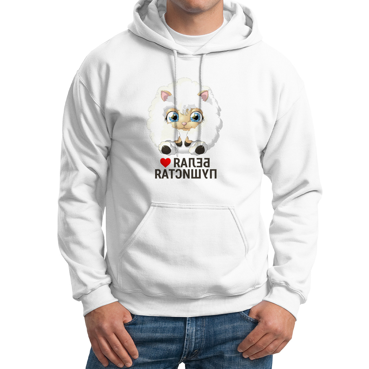

Худи унисекс CoolPodarok Белая пушистая белое 62 RU, M0113220