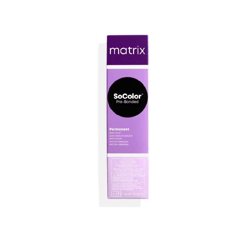 Крем-краска для волос Matrix SoColor Pre-Bonded перманентная с бондером, 506NA (506.01) matrix 3n краситель для волос тон в тон темный шатен socolor sync 90 мл