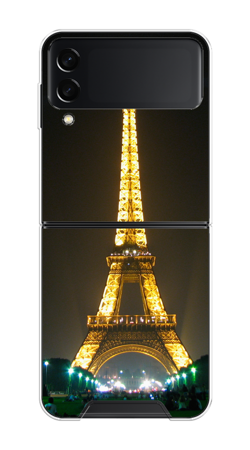 

Чехол на Samsung Galaxy Z Flip 3 "Париж 2", Желтый;серый, 2103750-2