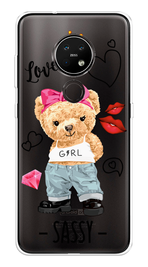 

Чехол на Nokia 6.2 "Sugar Mommy", Голубой;белый;розовый, 123050-6