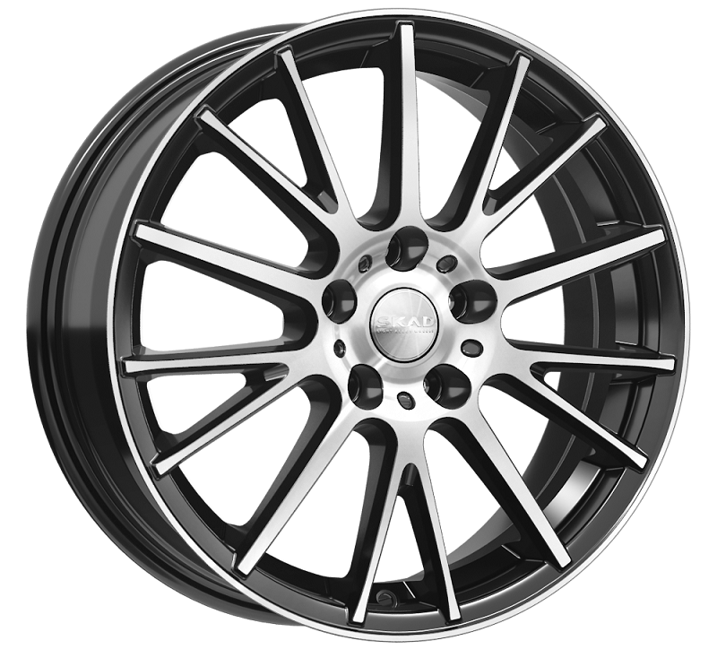 фото Колесный диск литой skad дубай 6,5xr17 5x114,3 d66,1 et40 черный алмаз