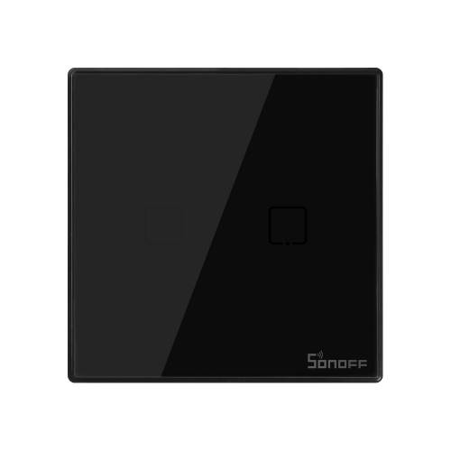 

Выключатель Sonoff TX Series T3 WiFi & RF Wall Switches (EU, 2 Gang, Black), Черный, IM190314941 B2