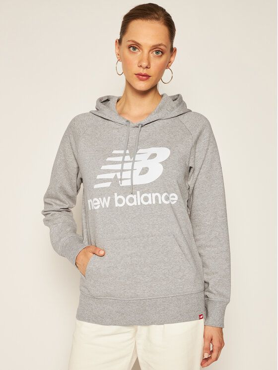 Худи женское New Balance 0000207753068 серое XS доставка из-за рубежа 10871₽