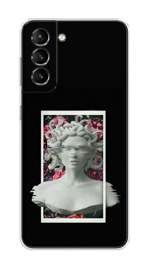 

Чехол на Samsung Galaxy S21 "Web Punk Медуза Горгона", Черный;серый, 2101850-6