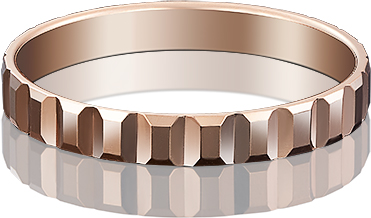 

Кольцо обручальное из красного золота р. 22.5 PLATINA jewelry 01-4746-00-000-1110-18, 01-4746-00-000-1110-18