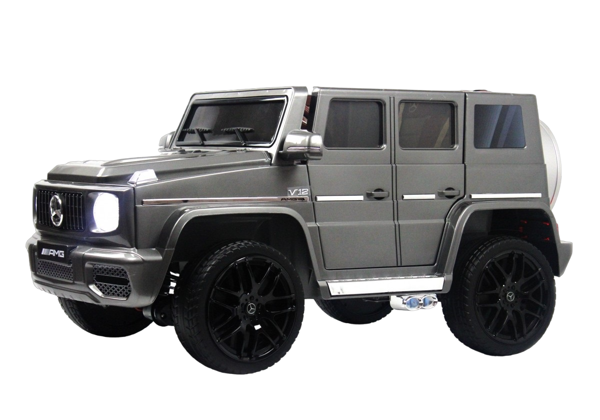 RiverToys Детский электромобиль Mercedes-Benz G65 (E111EE) серый глянец