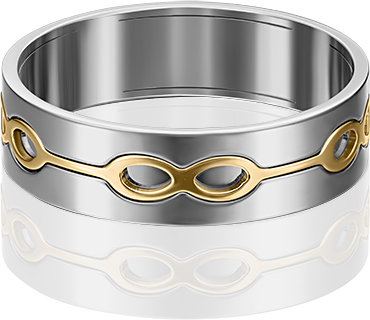 

Кольцо обручальное из золота р. 22 PLATINA jewelry 01-5280-00-000-1121-39, 01-5280-00-000-1121-39