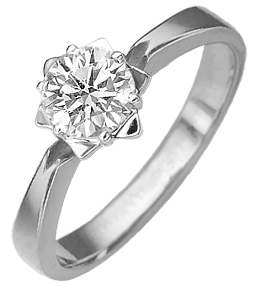 

Кольцо помолвочное из белого золота р. , PLATINA jewelry 01-1025-00-501-1120-38, фианит, 01-1025-00-501-1120-38
