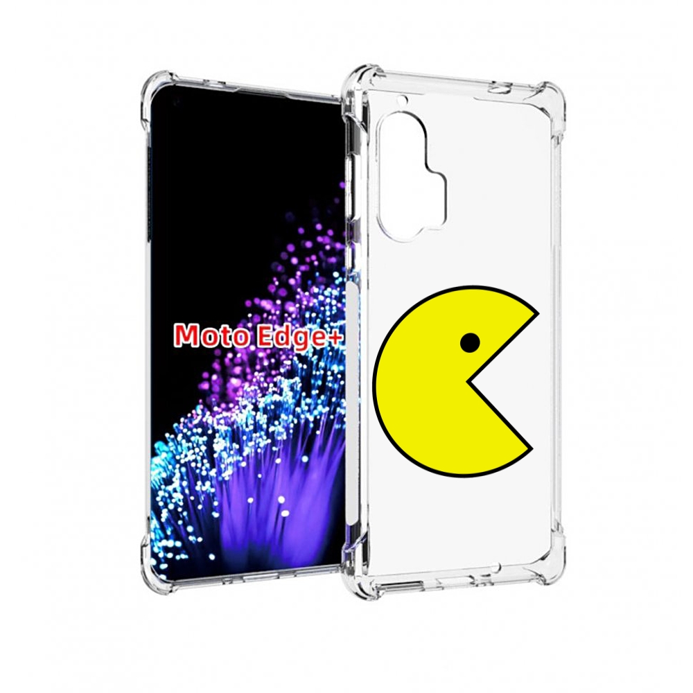 

Чехол MyPads pacman-пекмен для Motorola Edge+ Plus, Прозрачный, Tocco