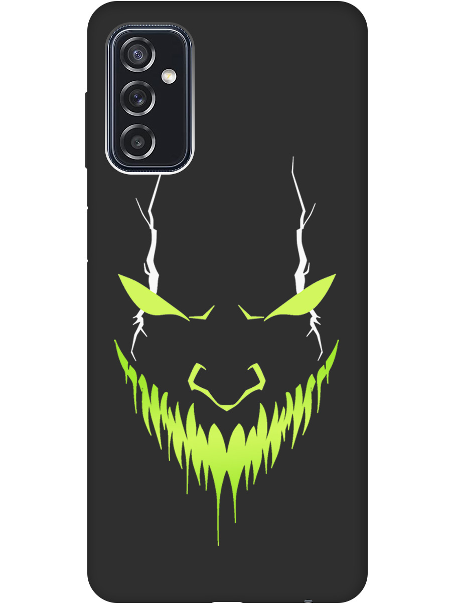 

Силиконовый чехол на Samsung Galaxy M52 5G с принтом "Evil Face" матовый черный, Черный;белый;зеленый, 734082151
