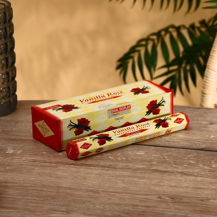 

Благовония "Tulasi" 20 аромапалочек Vanilla Rose, Indian style